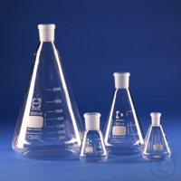 Beuta graduata con cono smeriglio  300 ml cono f. 29/32 Beuta graduata con cono smeriglio in...